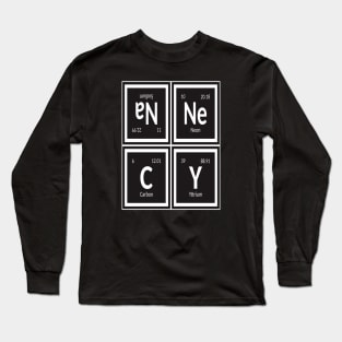 Annecy City | Periodic Table of Elements Long Sleeve T-Shirt
